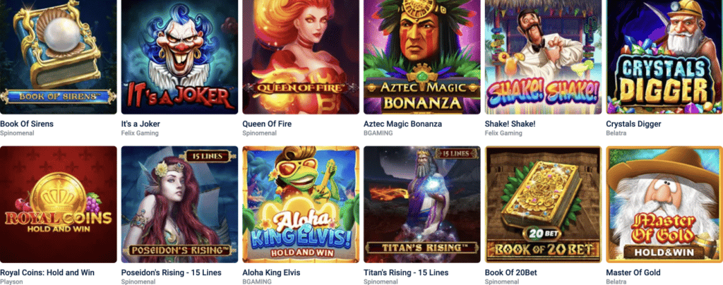 Spiele Angebote 20bet Casino