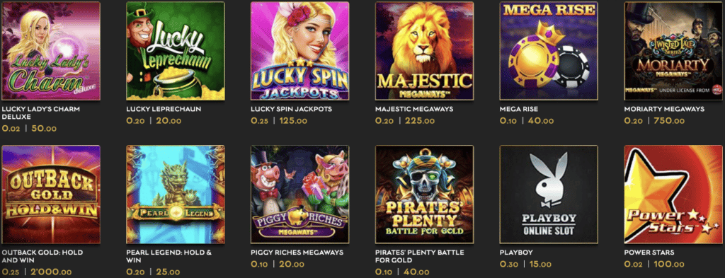 Spiele Angebote Gamrfirst Casino