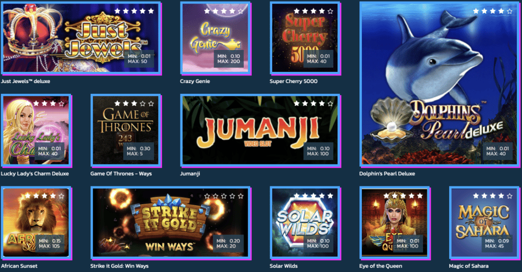 Spiele Angebote Hurrah Casino