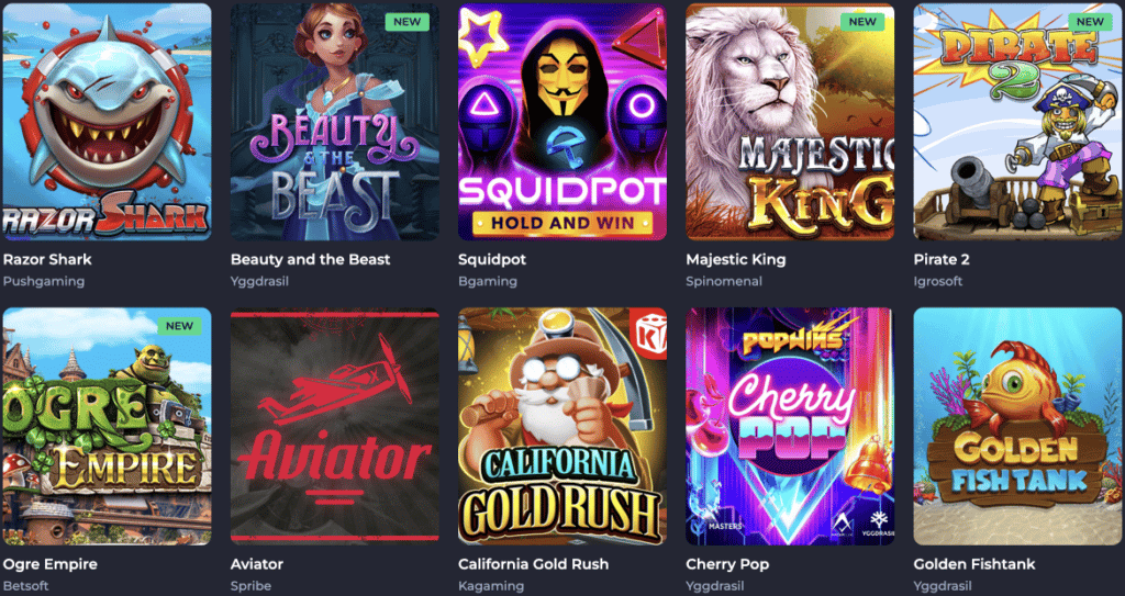 Spiele Angebote Rolling Slots Casino