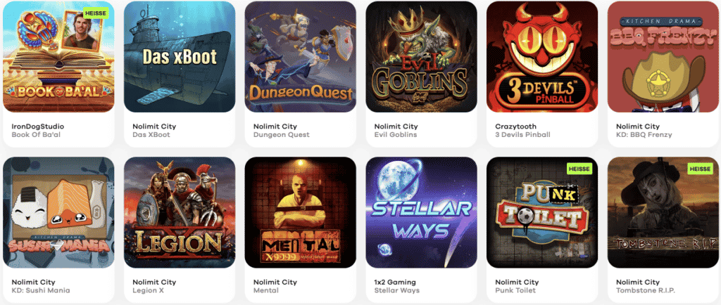 Spiele Angebote Hejgo Casino