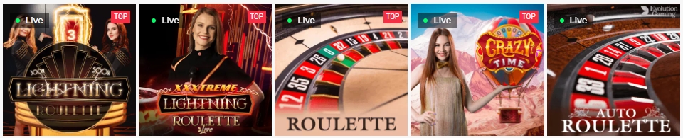 Live-Spiele im Crazy Fox Casino