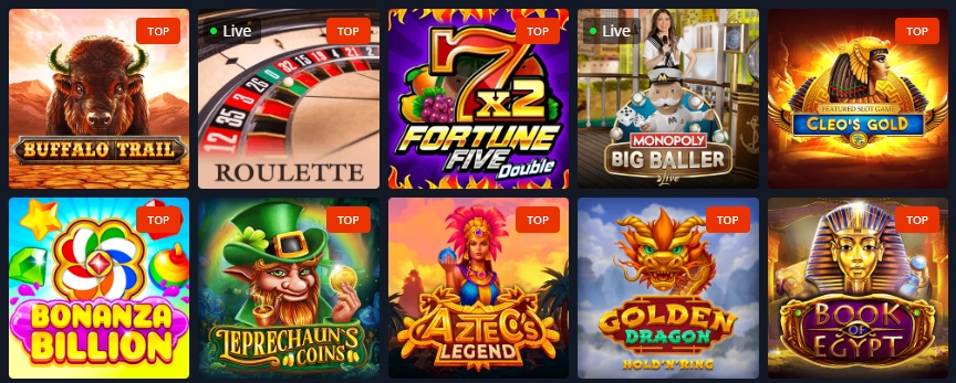 Krypto-Spiele im Golden Star Casino