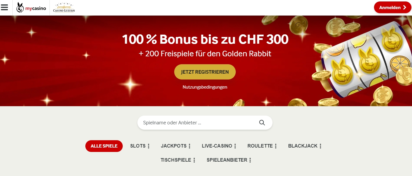 MyCasino Startseite